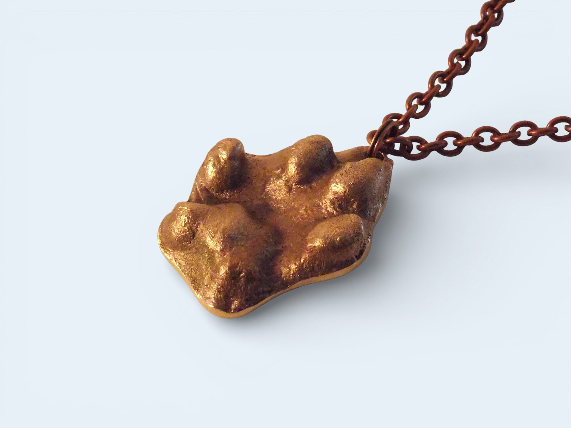 Cat paw pendant